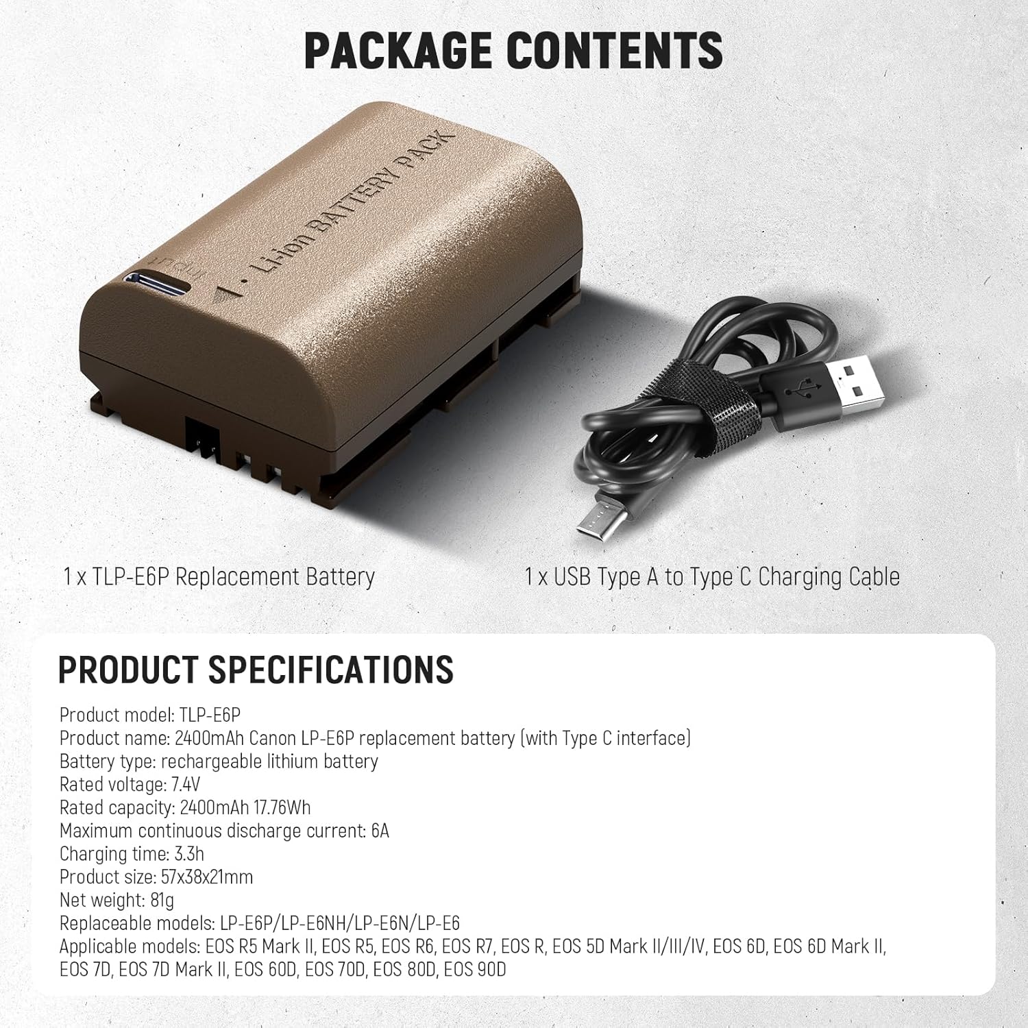 Package Contents and Product Specifications