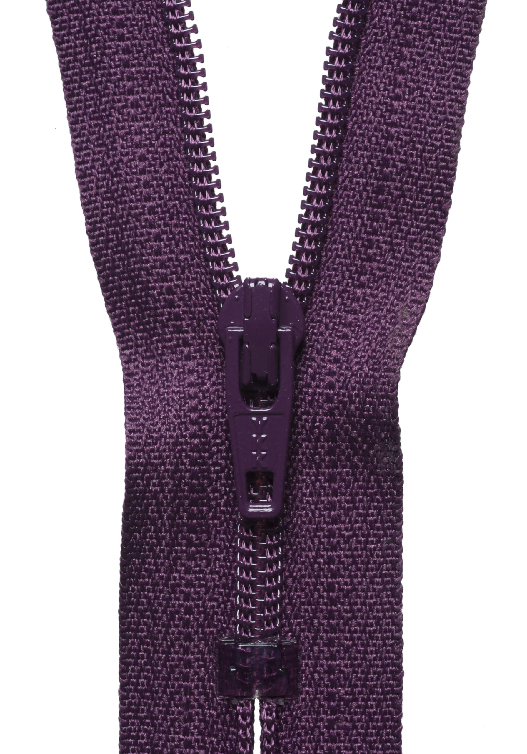YKK Coil Zip, No. 265 Dark Berry, 30 cm Length