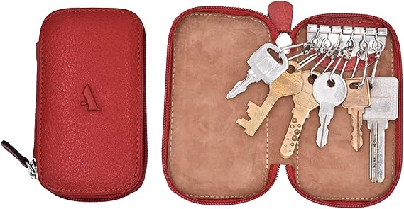 小物 GUIDI KEY HOLDER CUOIO FULL GRAIN GUIDI KH03 CUOIO FULL GRAIN LEATHER KEY HOLDER BLACK