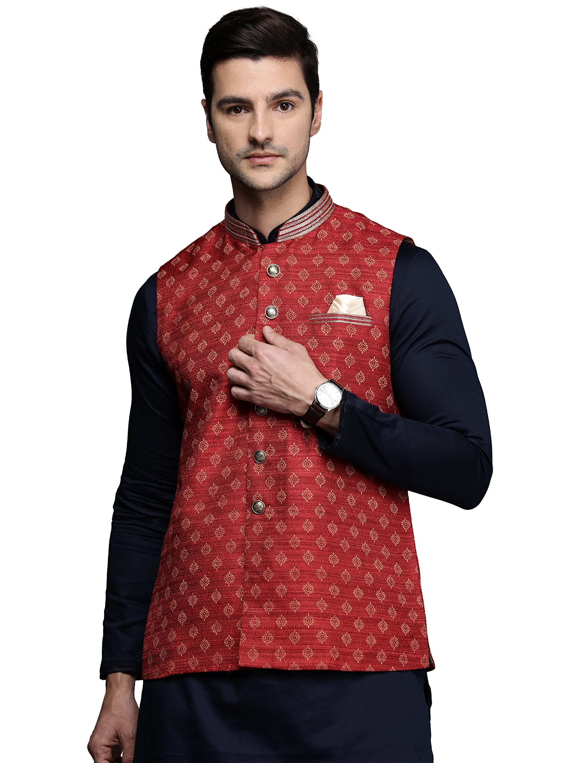 manyavar Men Men's Nehru Jacket-picture-37