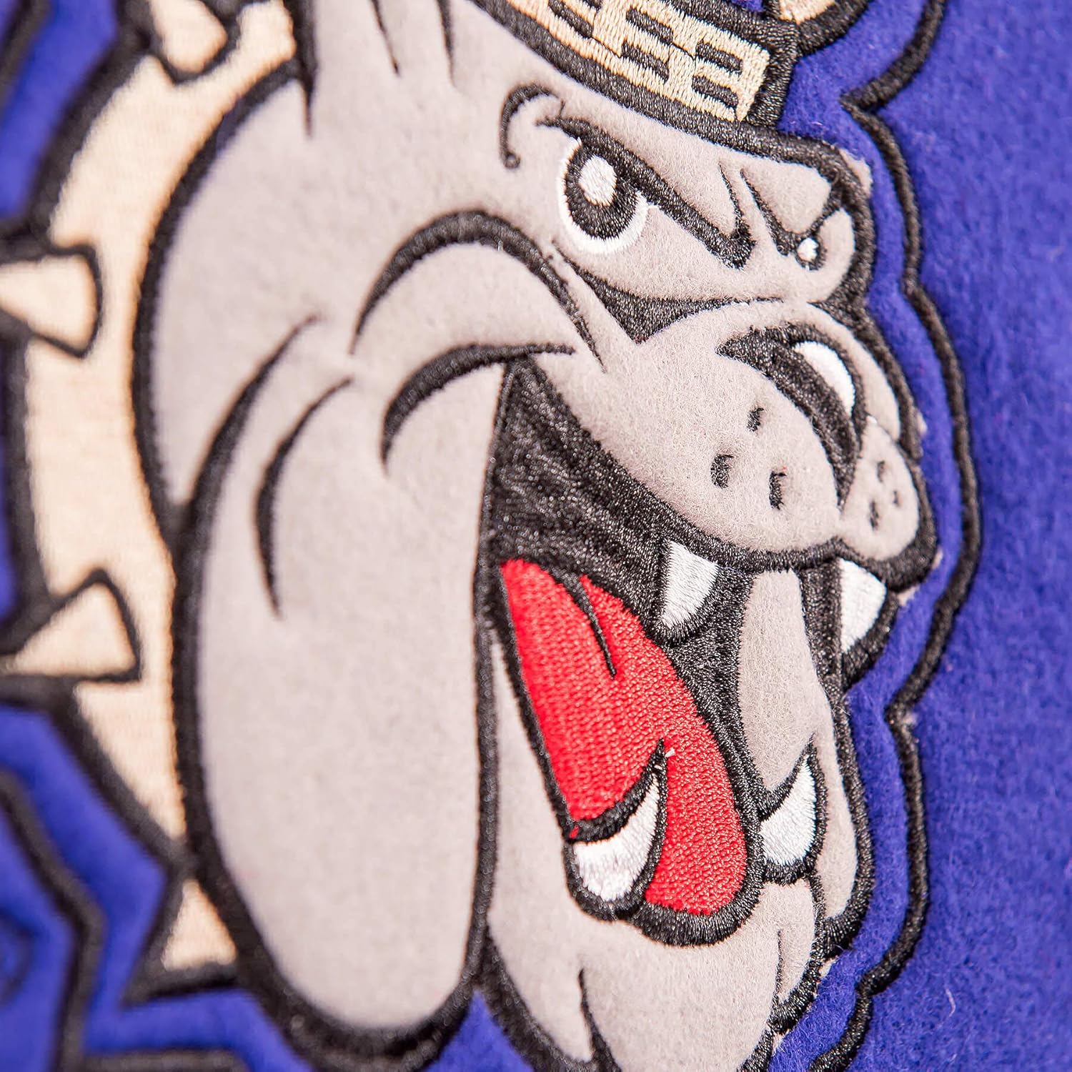 James Madison Dukes Wool Embroidered and Sewn Pennant
