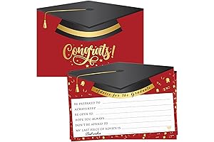 EasyKart Labels 50 PCS Graduation Advice Cards for Graduate 2022