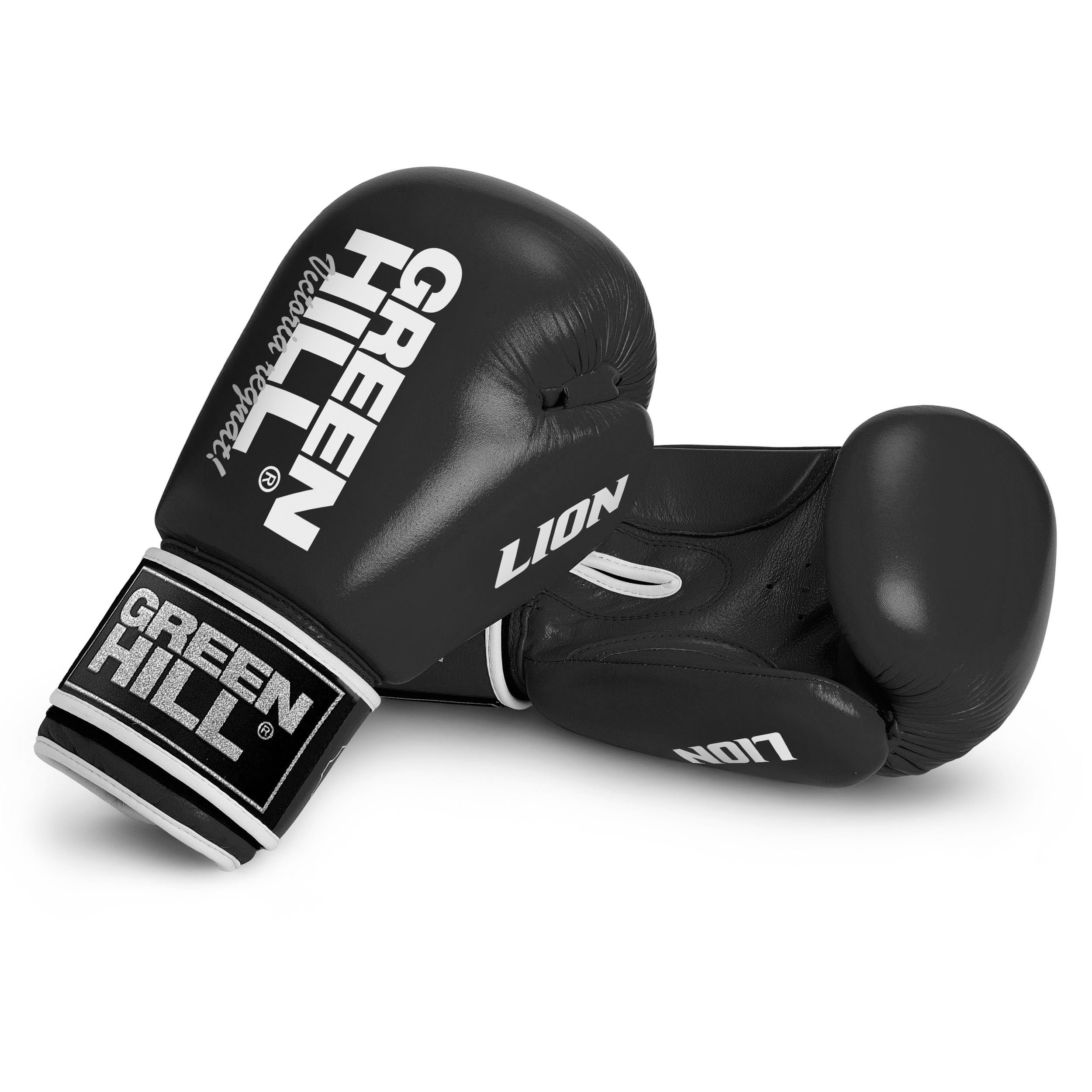 GREEN HILL Guanti Boxe Lion Pelle Antishock Pugilato