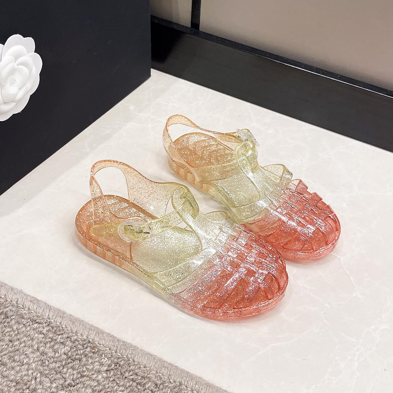 Toddler Girls Jelly Shoes Soft Unisex-Child Boys Jellies Sandals