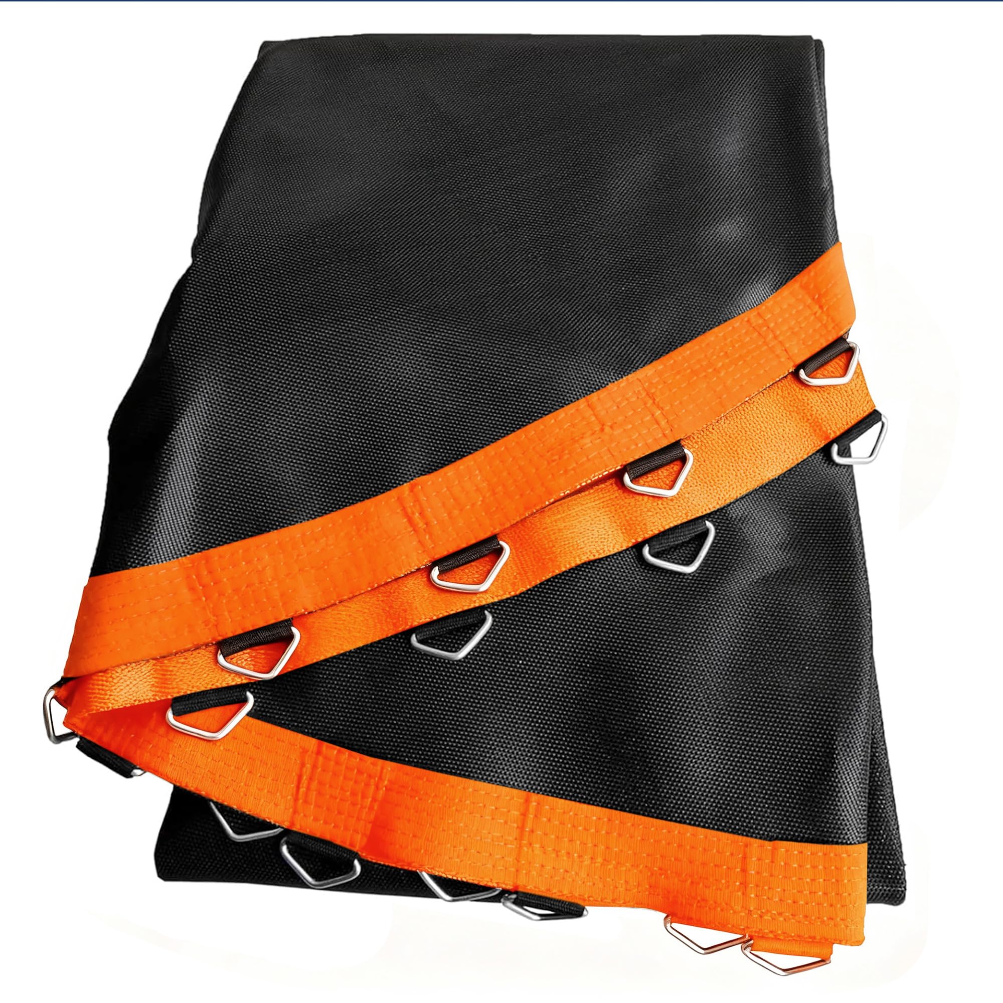 SPORTNOW Tapis de Rechange pour Trampoline Tapis de Saut de Remplacement, avec Outil de Traction à Ressort et Crochets en V