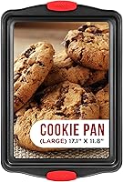 Vista 11 de 2 piezas de juego de utensilios para hornear de acero al carbono antiadherente - Bandejas de cocina y horneado de calidad profesional - Libres