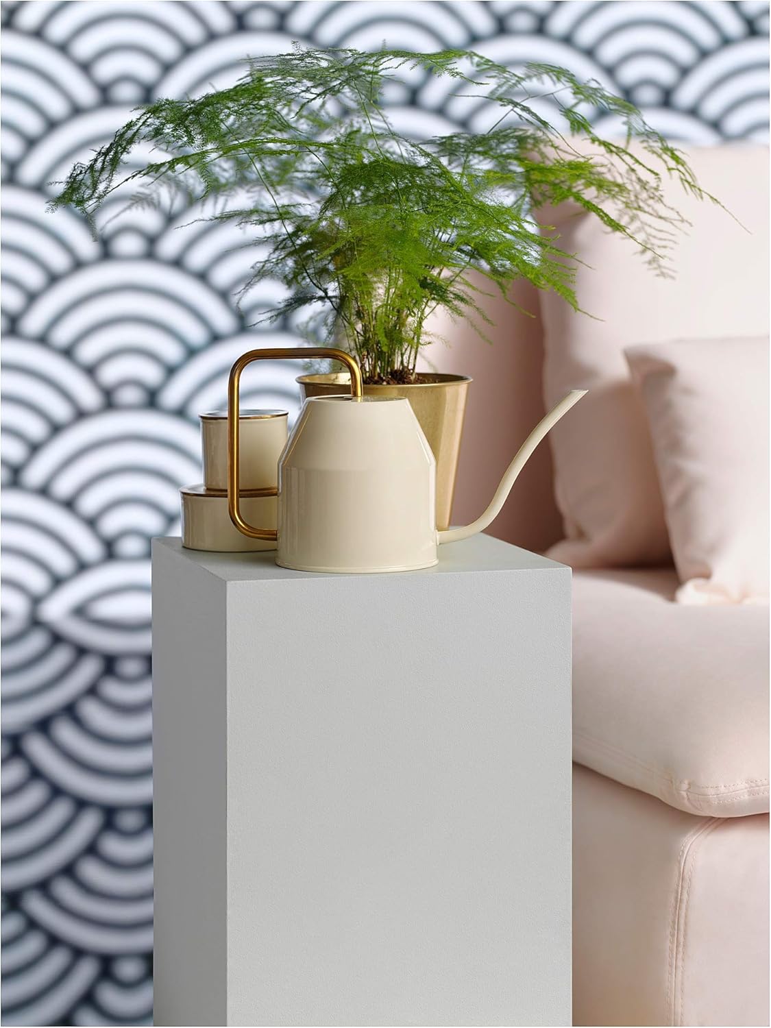 Ikea 403.941.18 Vattenkrasse Watering Can, Ivory, Gold