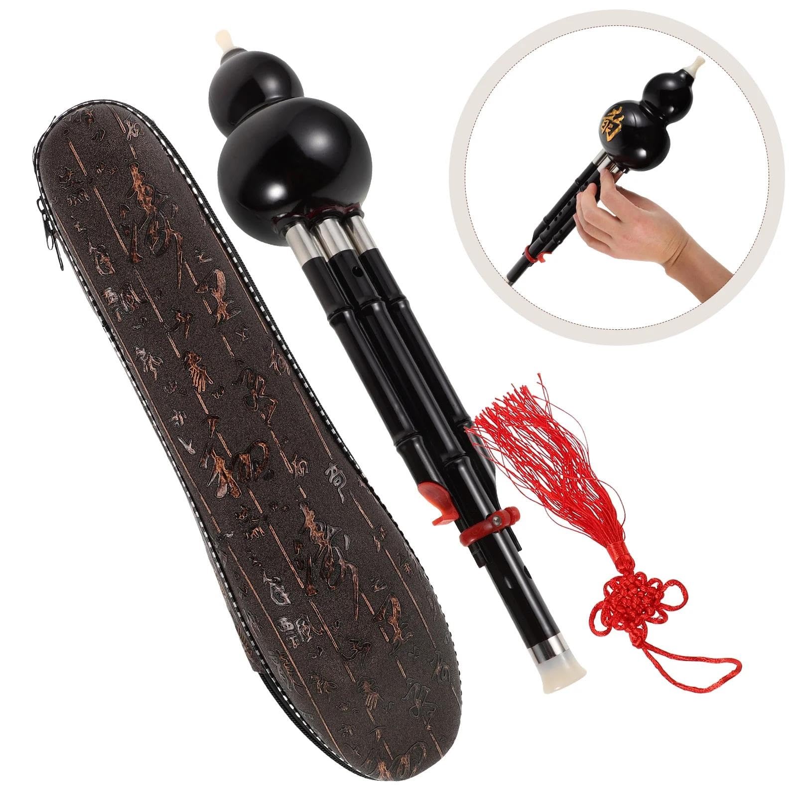 Tipo De Rendimiento Hulusi Instrumento Étnico De Seda De Calabaza Flauta De Cucurbitáceas Hulusi Clave C Para Adultos Fácil De Practicar