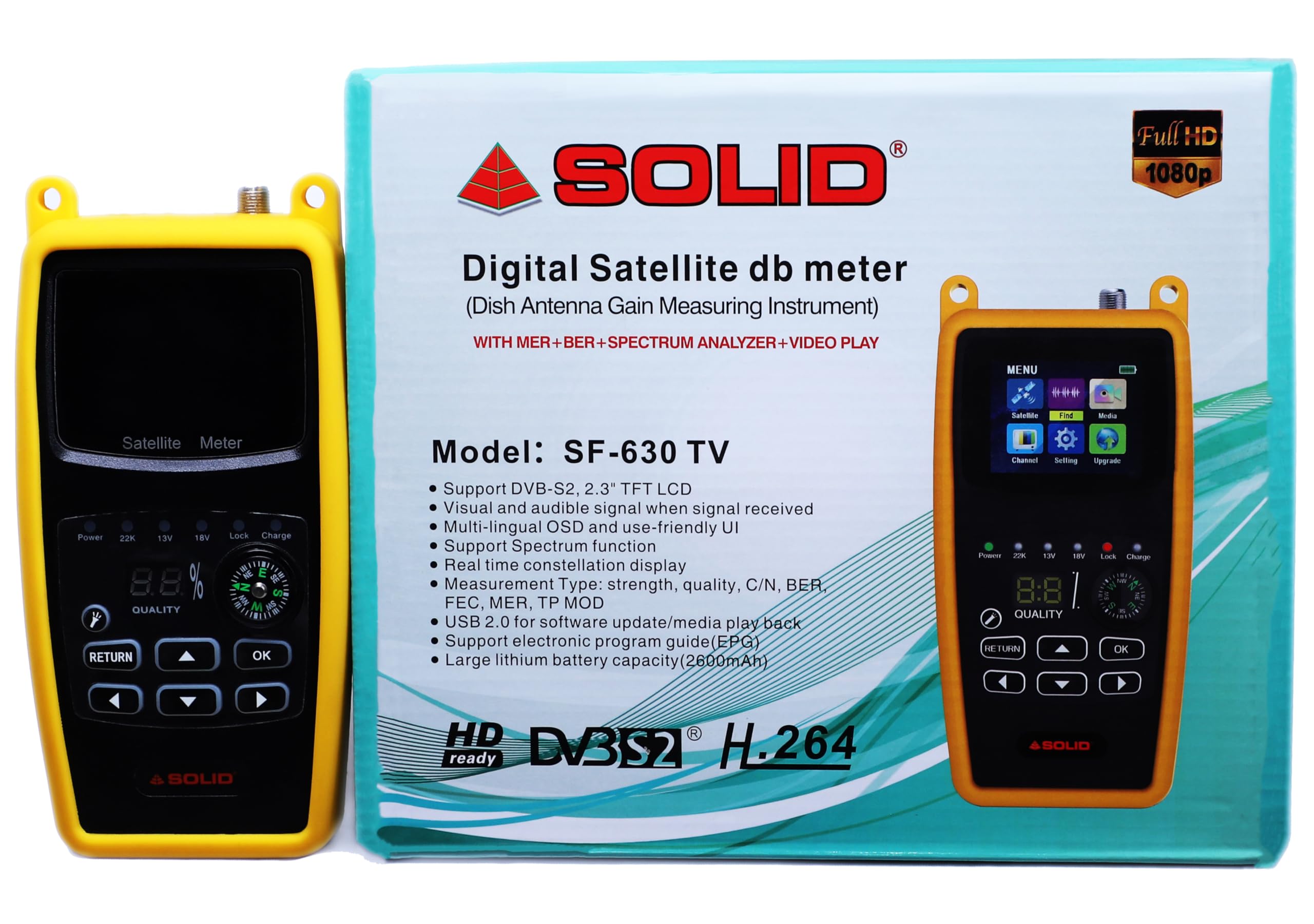 Solid Digital Satellite Meter SF-630