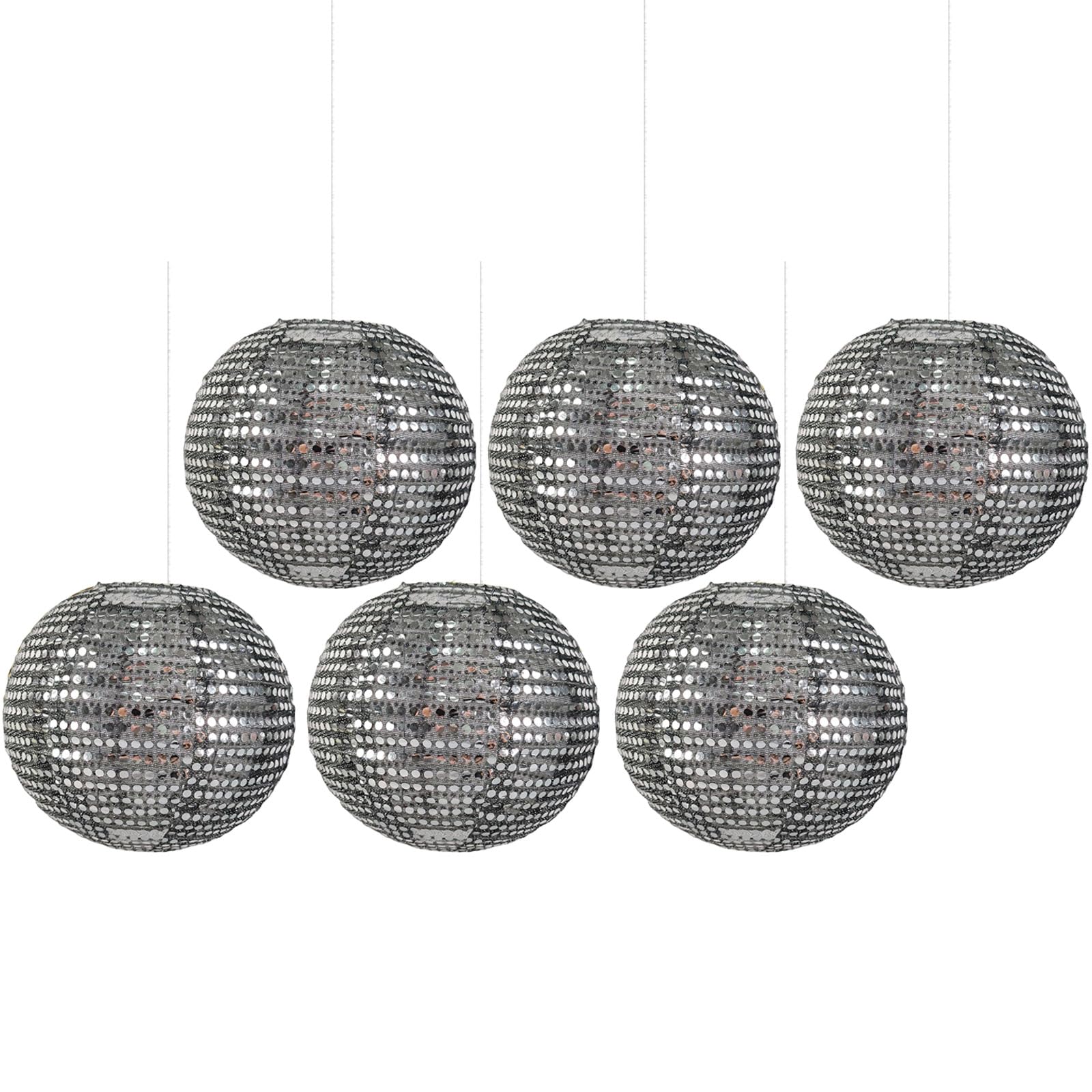 Buxuaaaa Of 6 Decorative Sequins Ornament Paper Projection Light Yard Landscape Lighting for Birthdays and Weddings Foldable Ornament for Storage