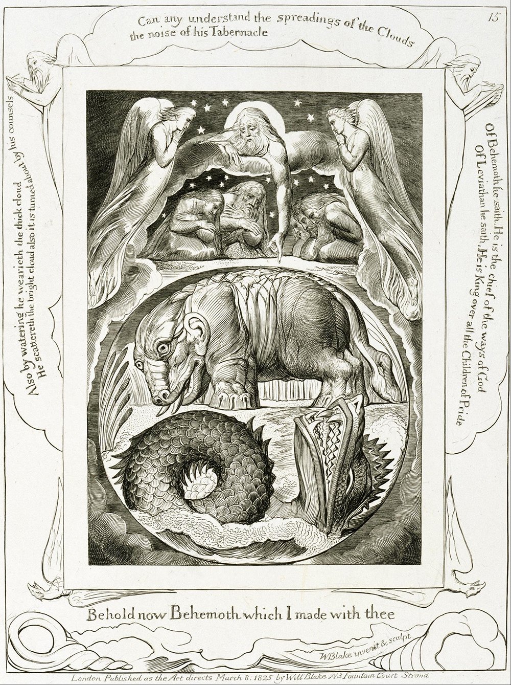 William Blake Behemoth grand format idéal pour sublimer un salon moderne