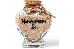 2024 Honeymoon Keepsake Jar: Bridal, Wedding, Engagement, Travel Memory Gift for Couples