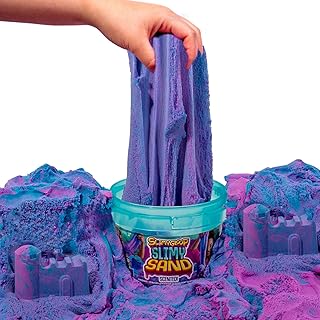SLIMYSAND by Horizon Group USA, 1.5 lbs of Berry Scented Moldable, Stretchable, Expandable Cloud Slime, Blue & Purple Marb...