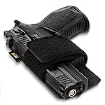 M-Tac Gun Holster for Concealed Carry - CCW Concealed Carry Holster for Men and Women - Cordura Pistol Holster for Fanny, Backpack, Vest (Black)