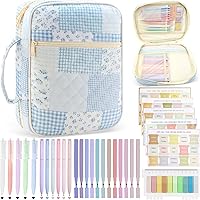 Vista 10 de 22 piezas de suministros de estudio bíblico, resaltadores bíblicos, bolígrafos de colores surtidos, 1000 hojas, notas adhesivas transparentes con 2