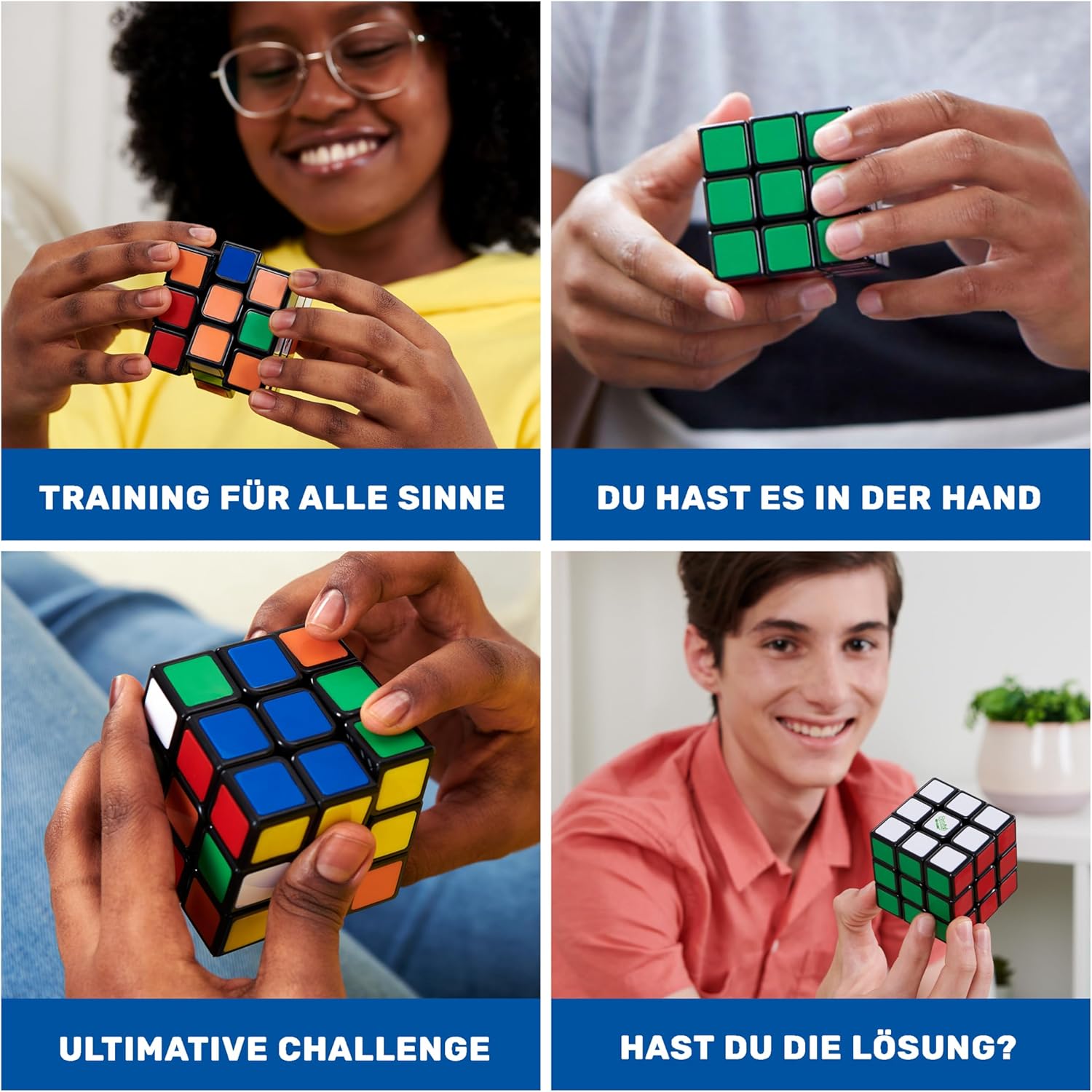 Rubik’s Cube, The Original 3x3 Colour-Matching Puzzle, Classic Problem-Solving Cube