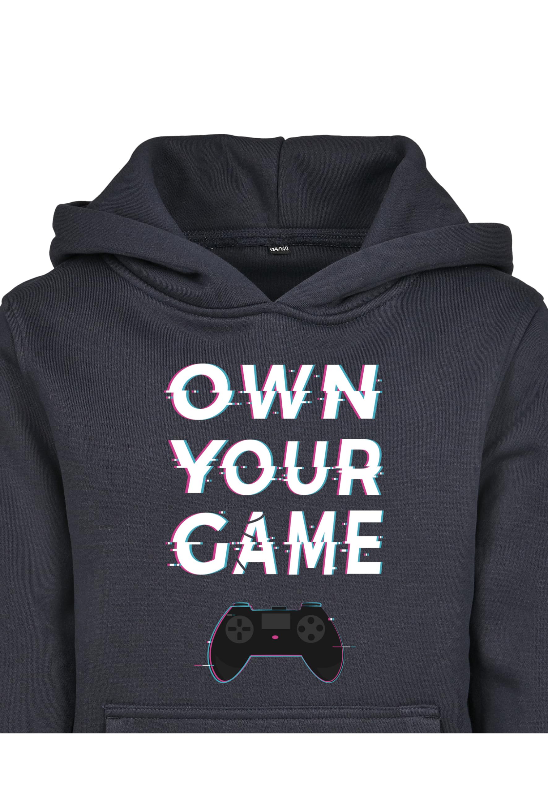 Mister Tee Boy's Kids Own Your Game Hoody Navy 146/152 bluza z kapturem, grantowy, 146-152