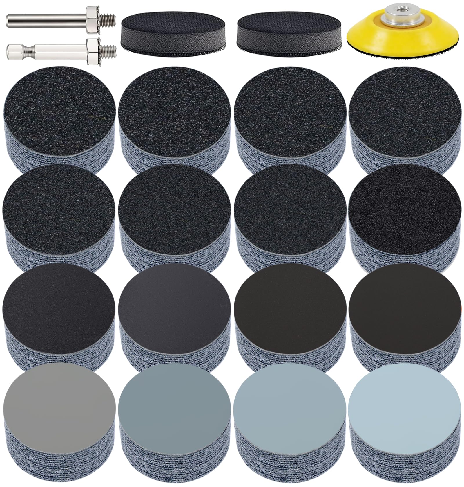 80 Dischi Abrasivi 125mm - Carta Vetrata Impermeabile Da 240 A 3000 Grana | Con Cuscino In Spugna - Foto 11
