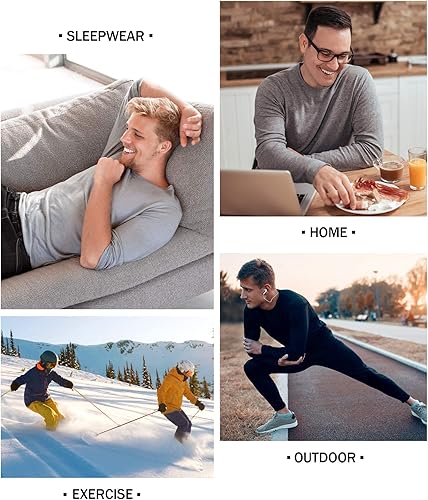 Vista 7 de Roadbox - Paquete de 1, 2 o 3 pantalones de compresión para hombre con capa base atlética, leggings ajustados para correr, yoga y baloncesto