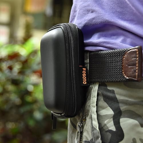 Miniatura 7 de FOSOTO Snug Fit - Funda negra para cámara compatible con Canon PowerShot ELPH 180 190 360 HS SX620 A2300 IXUS 285 180 G9X, Sony Cyber-Shot DSC-W830