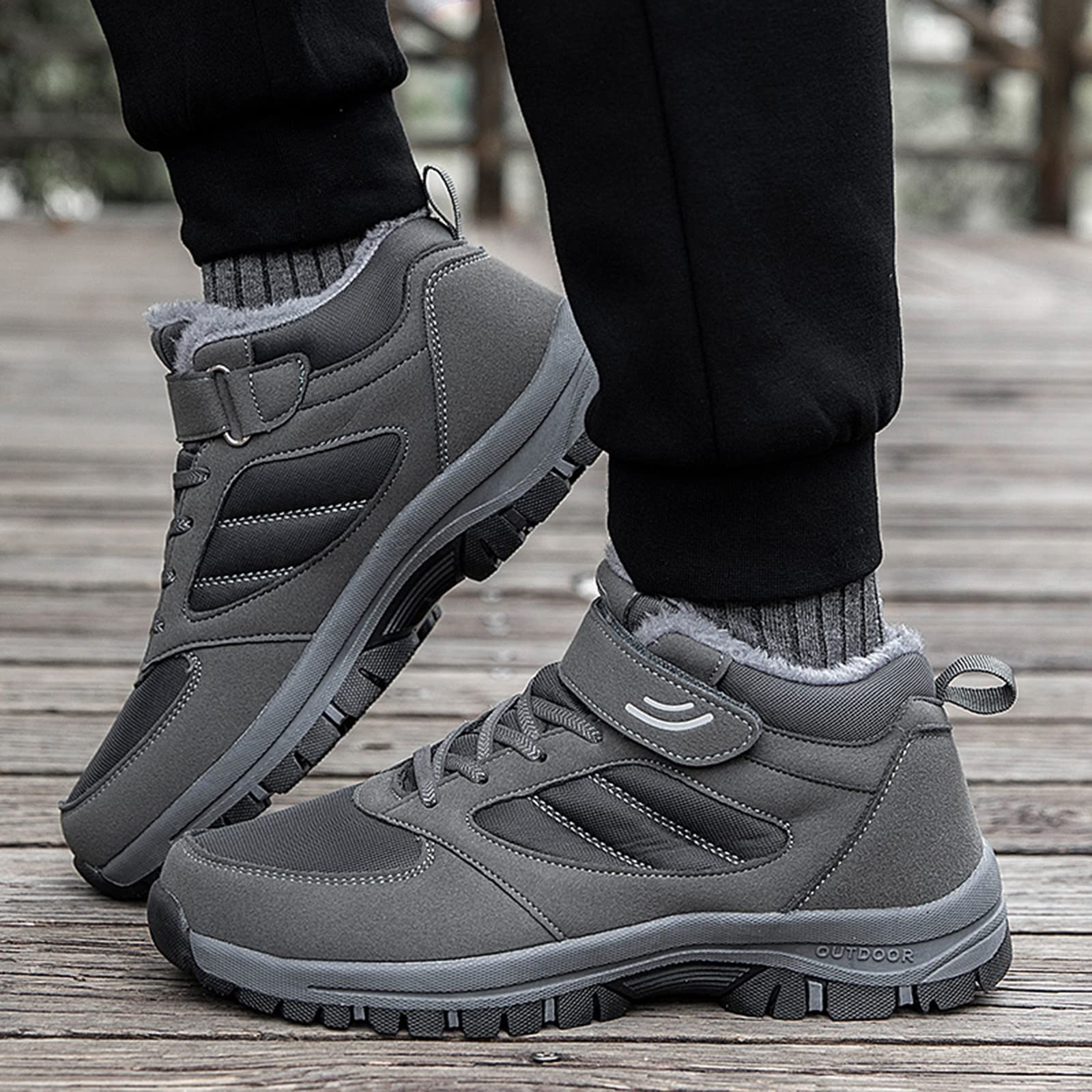 FGUUTYM Botines para mujer Zapatos negros de algodón Zapatillas de hombre Botas cortas Botas de nieve unisex invierno cálidas botas de invierno botas de invierno más zapatos deportivos de terciopelo