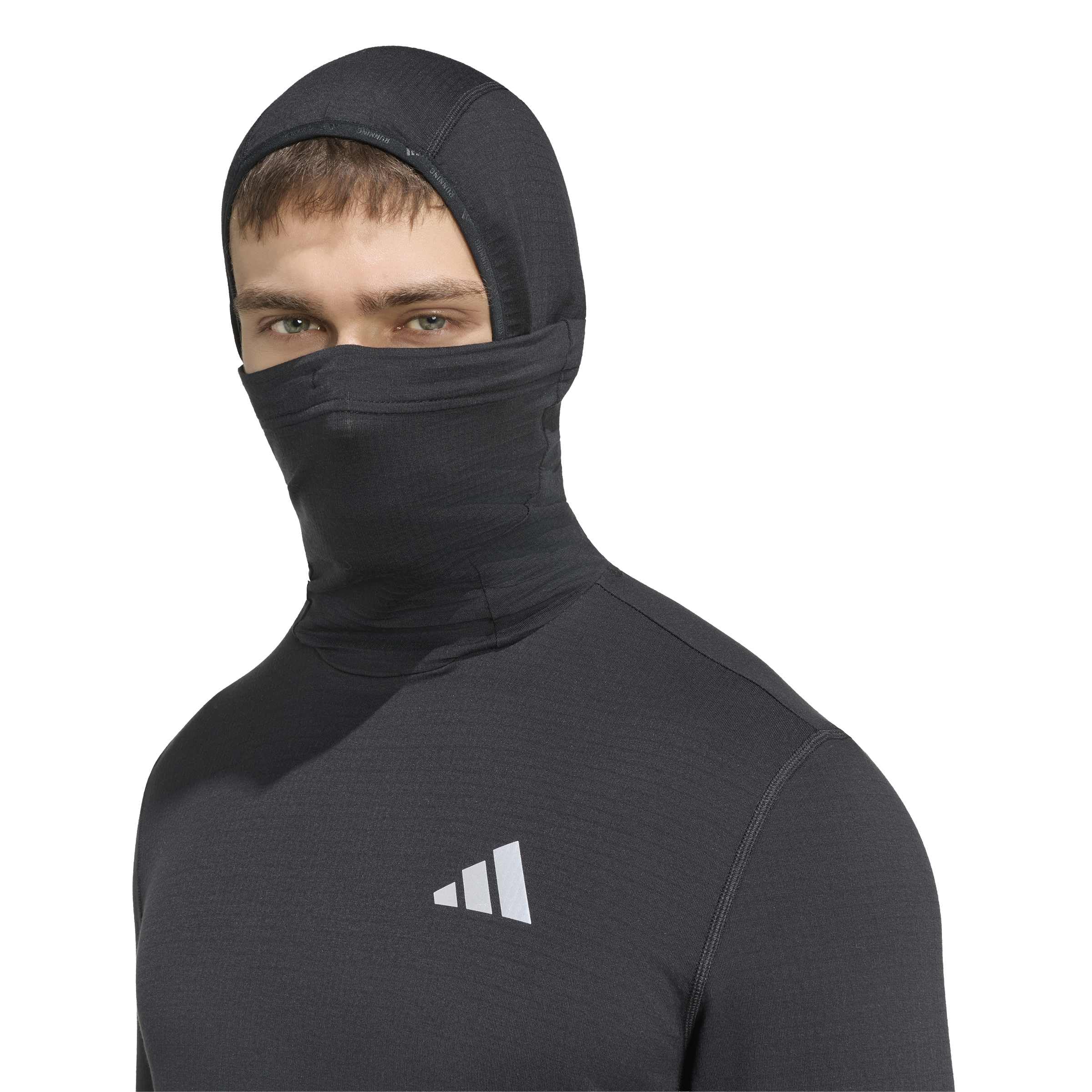 adidas Mezczyzni Adi365 Running Essentials Winterized Long Sleeve Sweatshirt, black, L