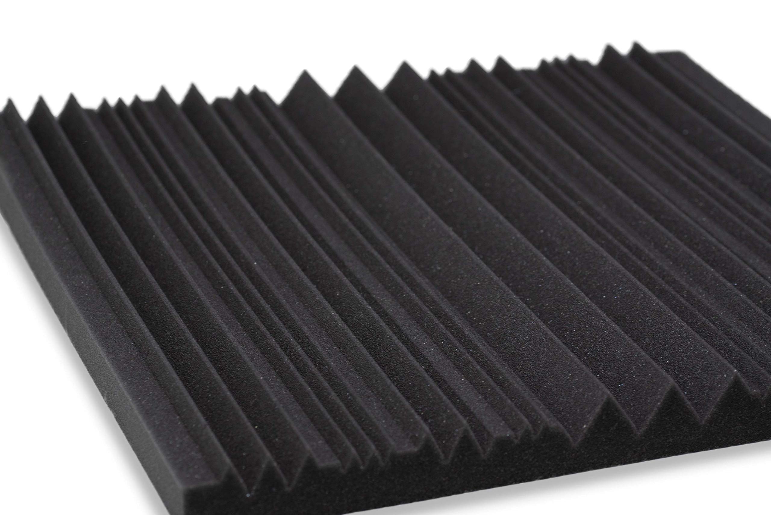 Keyhelm | Pannelli Fonoassorbenti ECG | 50x50x altezza 4cm D25 Grigio antracite | Pacco da 20 (5mq) | Correzione Acustica medio-alte frequenze | Studi di registrazione