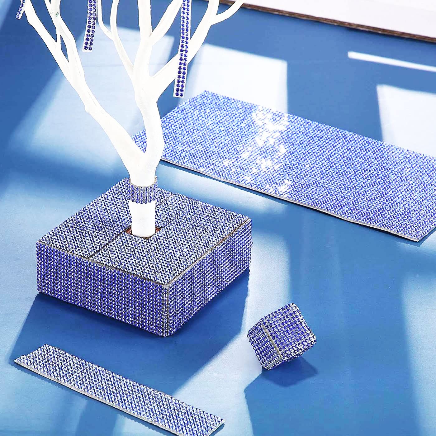 Foglio Strass Autoadesivi 12000 Pezzi 24x20cm Bianco Per Decorazioni Auto Telefono Fai Da Te