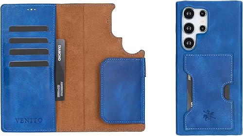Miniatura 132 de Venito Funda tipo cartera para iPhone 15 con tarjetero y bloqueo RFID, funda de cuero para teléfono, funda desmontable de 6.1 pulgadas, Florencia