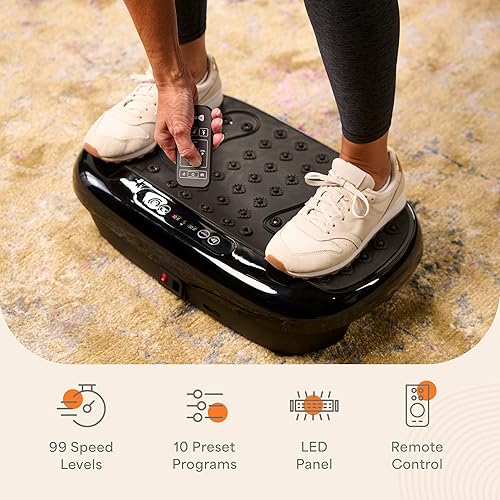 Miniatura 6 de Lifepro Mini Compact Acupressure Full Body Vibration Plate Exercise Machine,Burn Calories, Alleviate Back & Joint Pain at Home with Compact