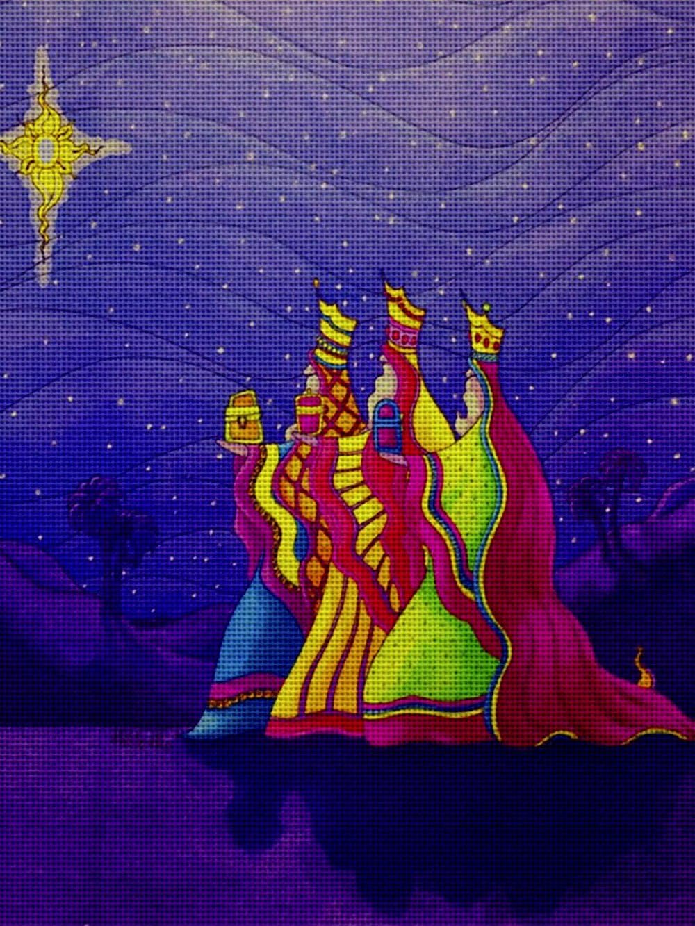 Art Needlepoint Magi Canvas by Denyse DAR