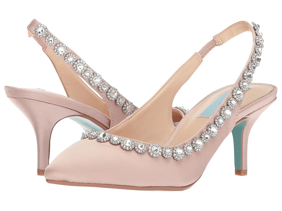 

Blue by Betsey Johnson Cici (Nude Satin) Women's 1-2 inch heel Shoes