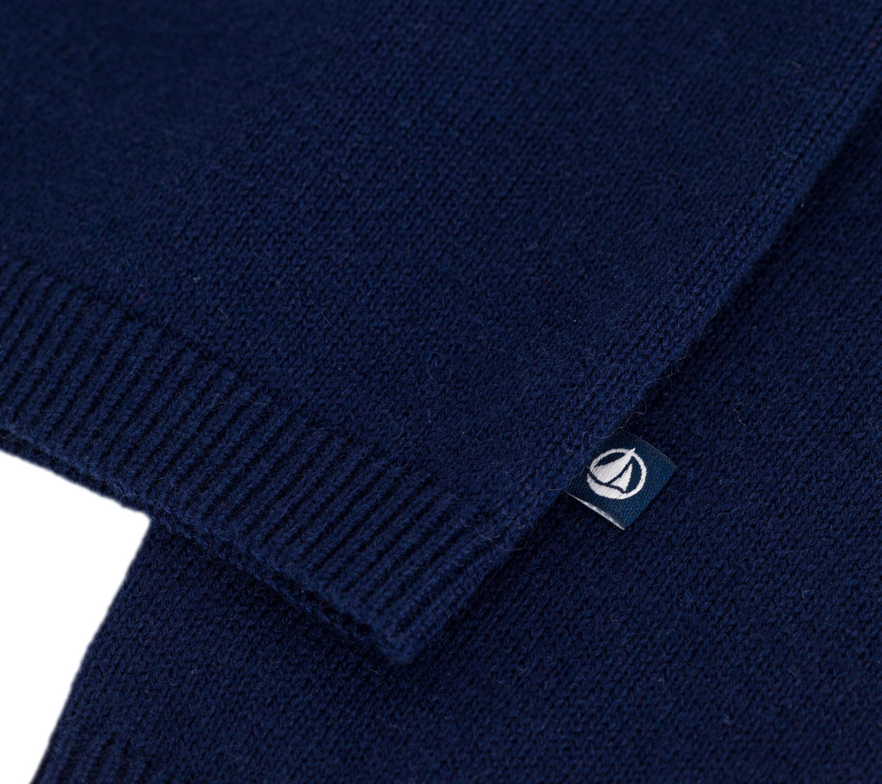 Petit Bateau Kardigan dziecięcy z wełny i bawełny jednokolorowej
