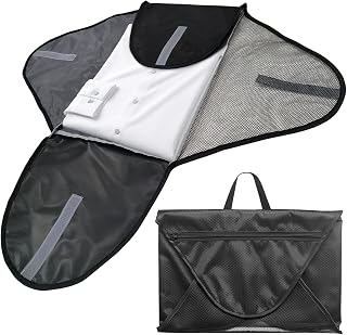 Tewloss Garment Folder, 18x12 in Anti-Wrinkle Travel Garment Bag, Clothes Folder with Compression Wings, Original Garment Packing Folder with Folding Board, Clothing Storage