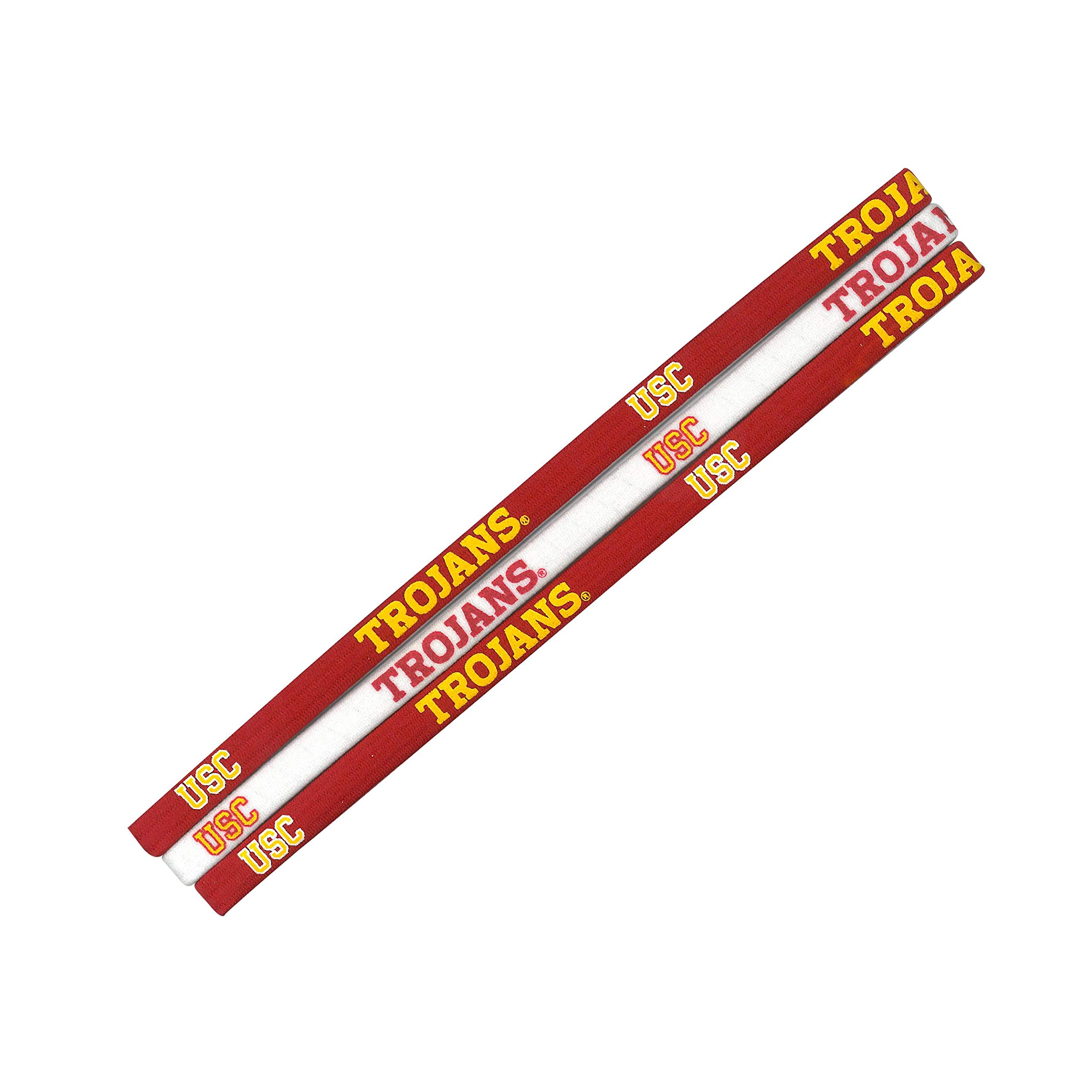 Littlearth Unisex-Adult NCAA USC Trojans Elastic Headband, Team Color, One Size, (100403-USCT)