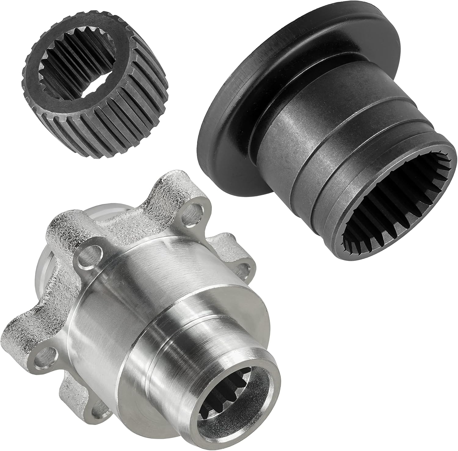 Caltric Rear Middle Drive Shaft Boss Coupling Compatible with Yamaha Rhino 660 YXR660FA 2004 2005 2006 2007