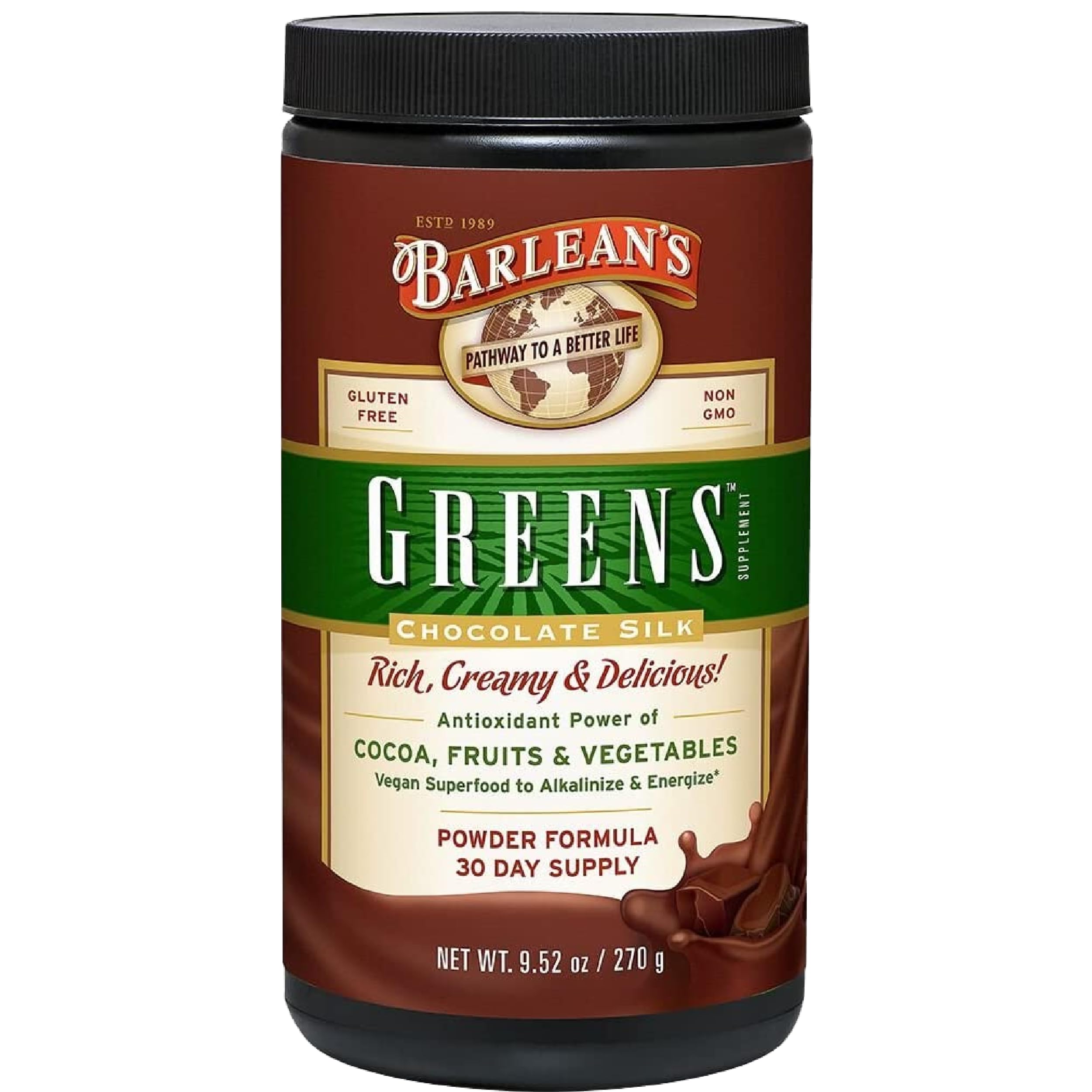 Greens Chocolate Silk 9.52 Oz. 123926