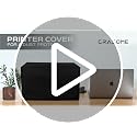 Image of Crasome Dust & Water Proof Printer Cover for HP Smart Tank All-in-One 670 / 675 (Black)