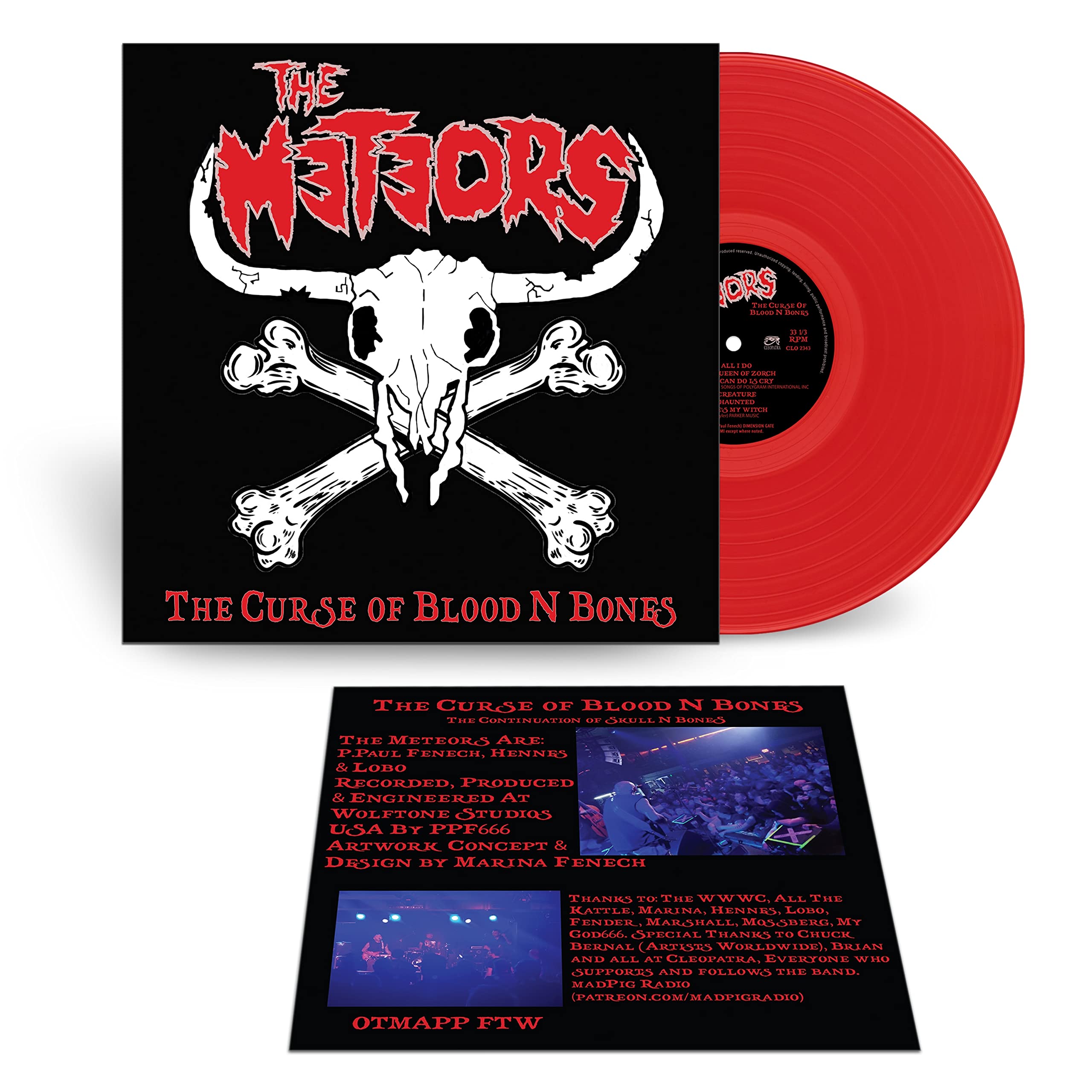 The Curse Of Blood N Bones (Red Vinyl) [VINYL]