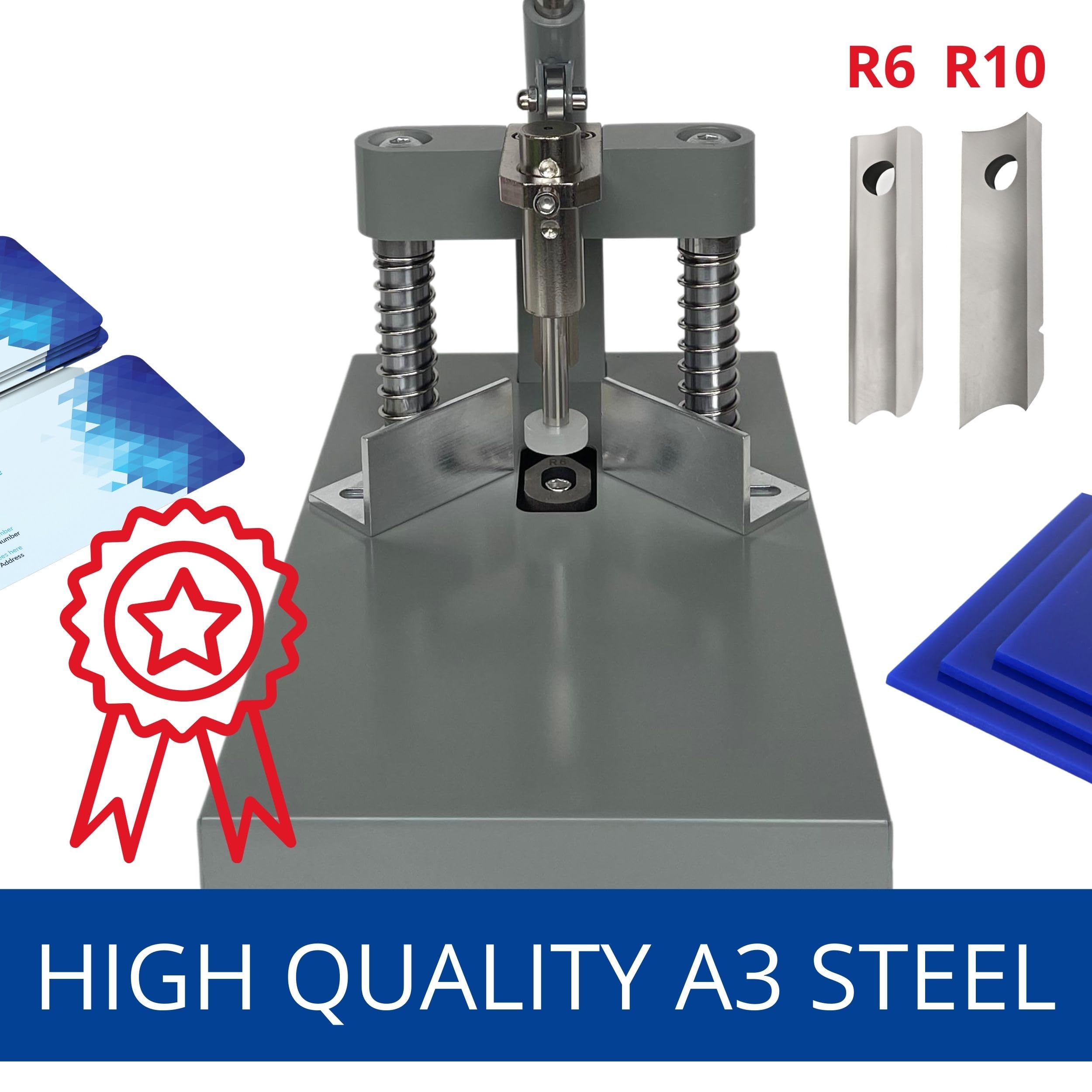 Máquina cortadora redonda de esquinas, resistente para cartulina de papel y tarjetas de PVC, herramienta de corte de precisión para bordes redondeados, ideal para manualidades de oficina y uso