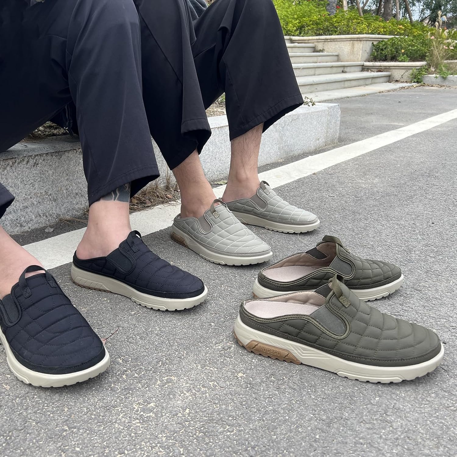 Men's Arch Support Slippers Orthopedic Plantar Fasciitis Relief Slip-On Indoor Outdoor Camping Walking Loafers Casual House Shoes - Image 8