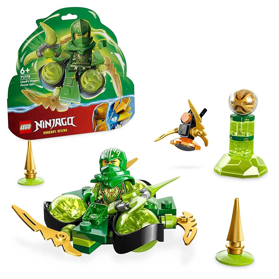 Amazon.com: Lego 71779 NINJAGO Lloyds Spinjitz Dragon Power