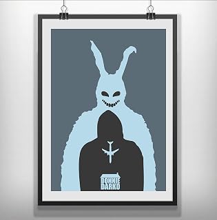 Donnie Darko minimal minimalist movie film print poster A5,A4,A3,A2,A1