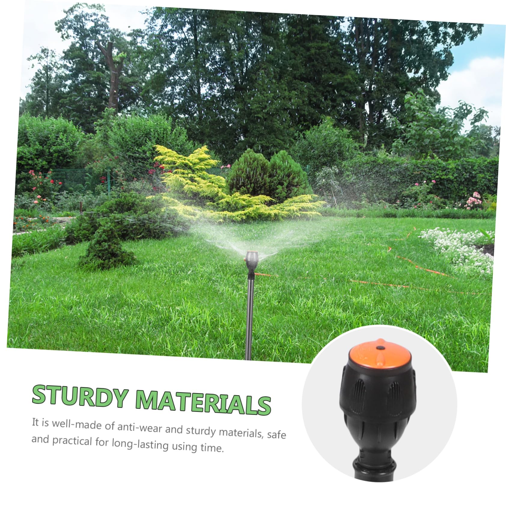 POPETPOP Arroseur Rotatif Automatique sur Trépied en Alliage D'aluminium et Plastique, Rétractable, pour L'irrigation des Arbres et Terres Agricoles