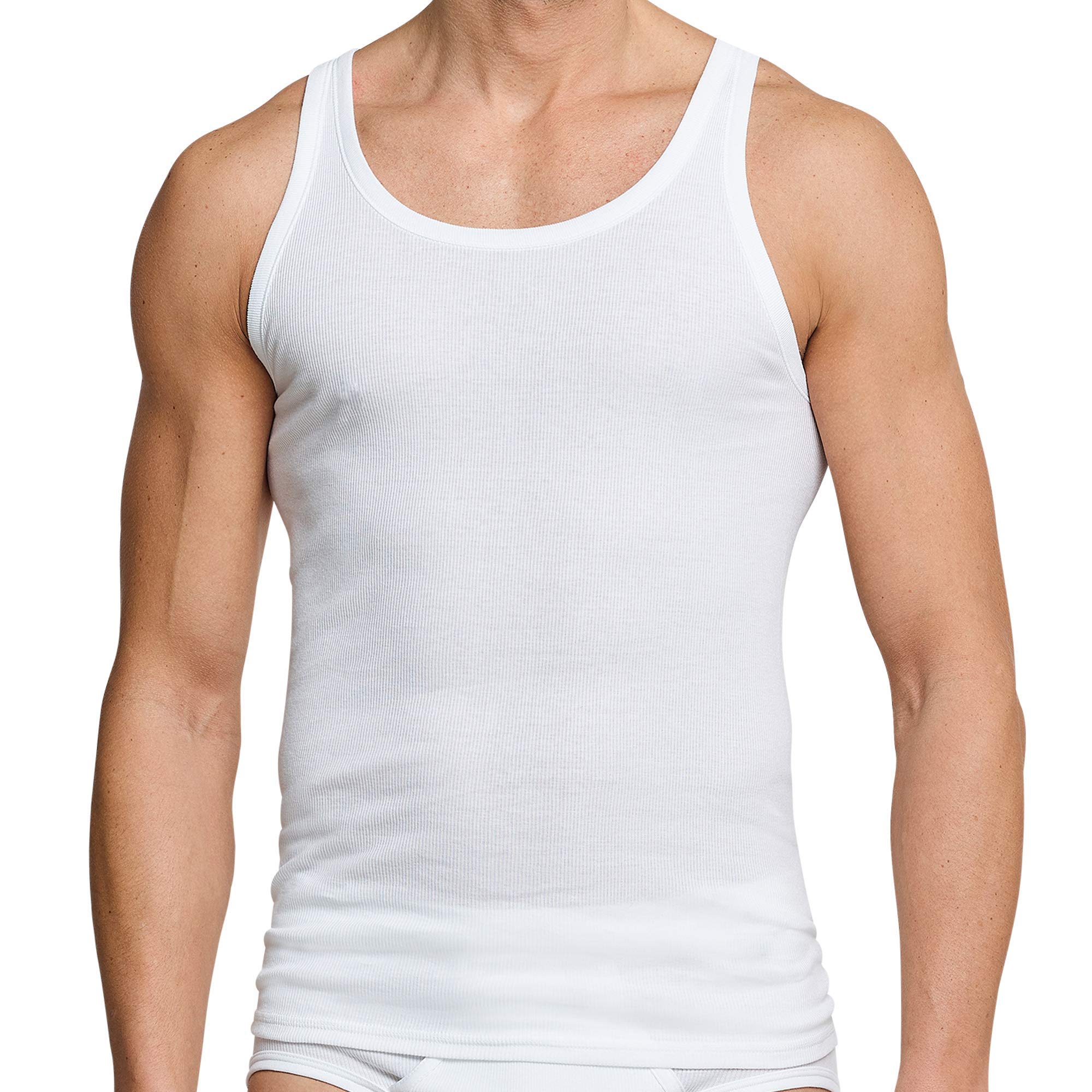 schiesser Essentials Double Rib Vest Pack of 4-picture-16