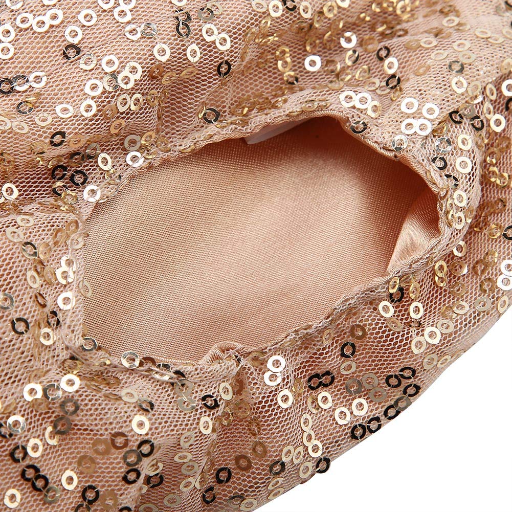 Amazon.com : Small Dog Wedding Dress WALFRONT Rose Gold Sequined Princess  Bubble Skirt (M) : Pet Supplies