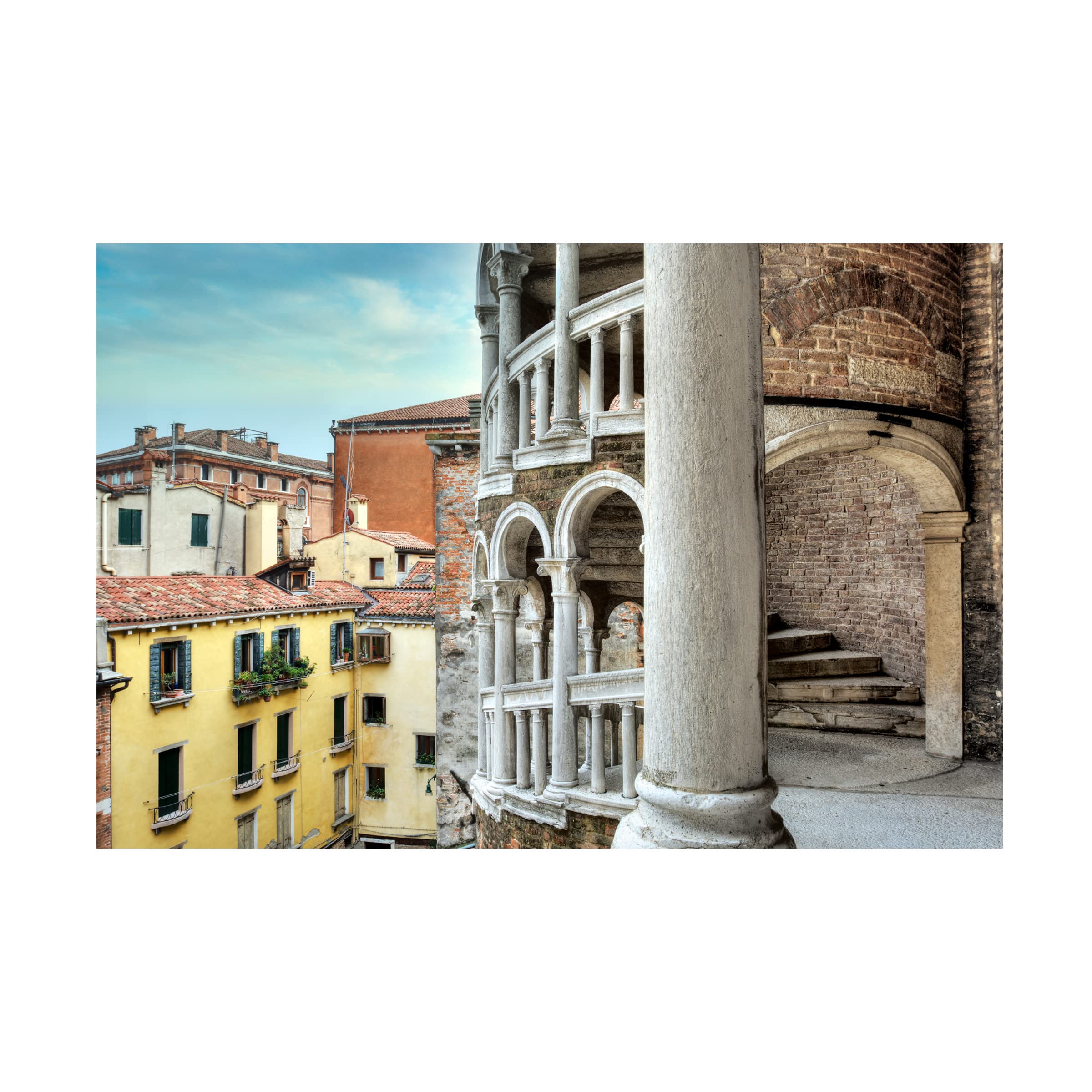 Trademark Fine Art 'Scala del Contarini Bovolo 4' Canvas Art by Alan Blaustein