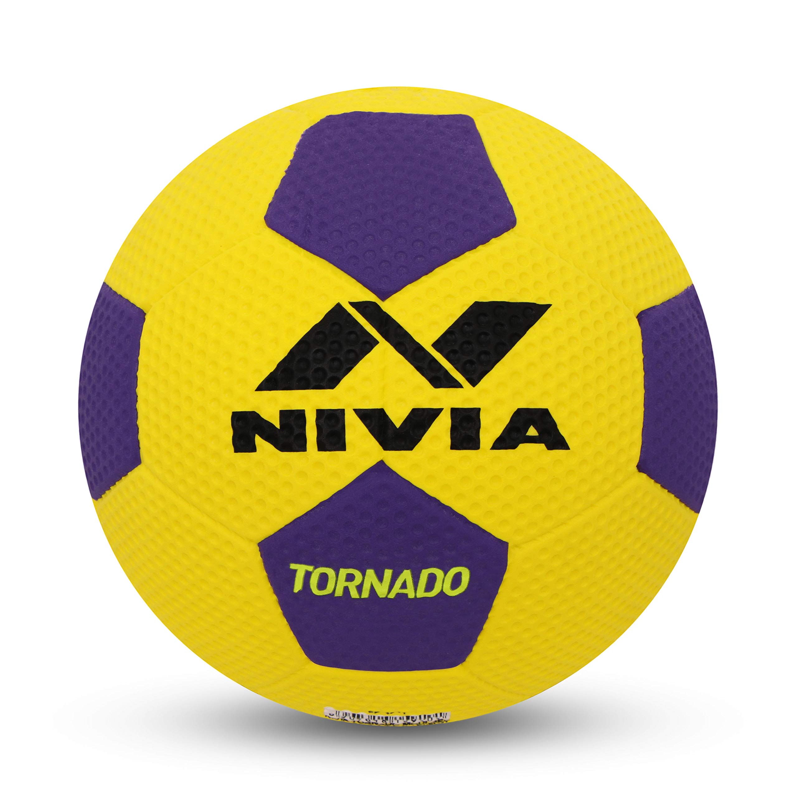 Nivia Tornado Rubber Football (Size: 5, Color : Yellow, Ideal for : Training/Match) (B07NCYN264) Amazon Price History, Amazon Price Tracker