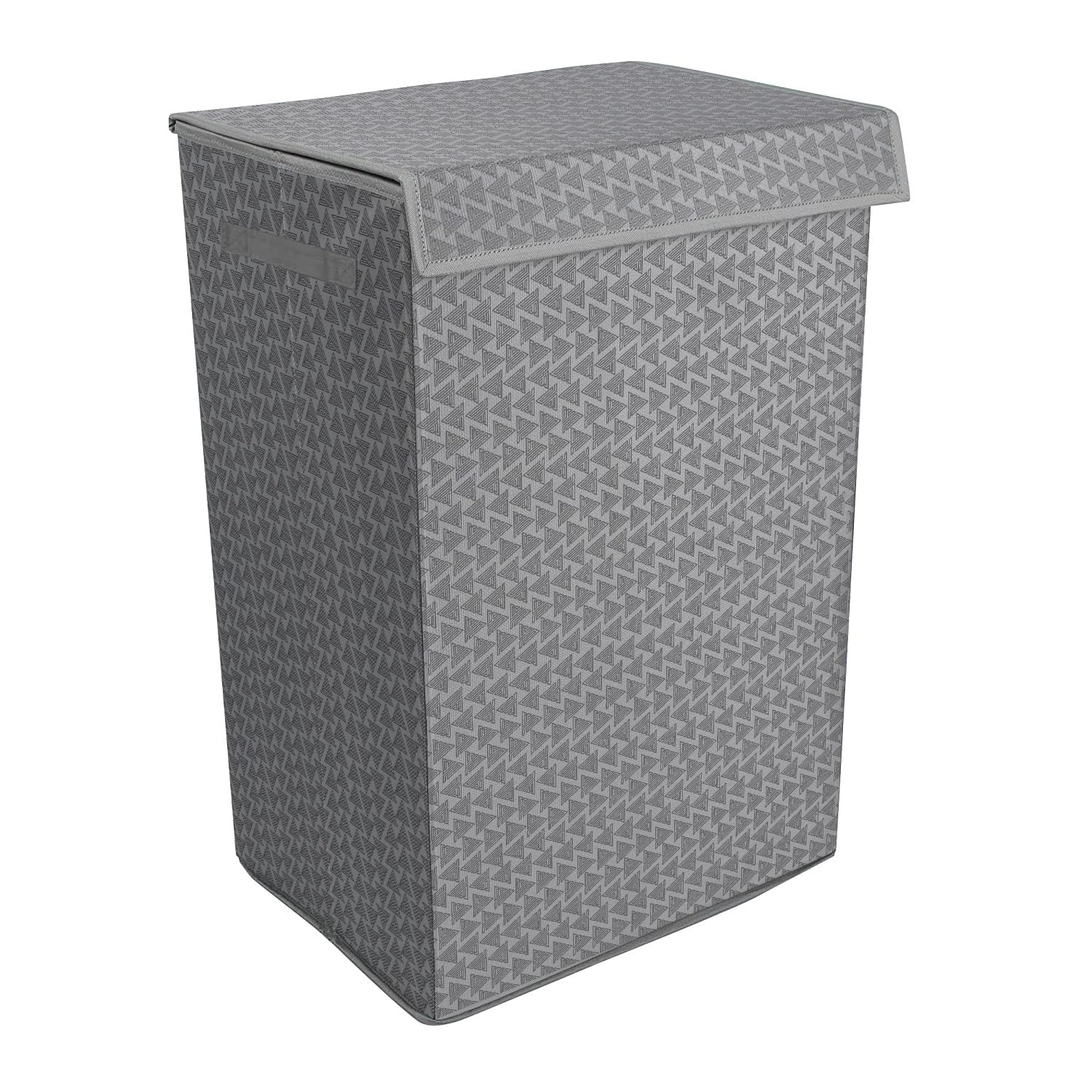 DOUBLE R BAGS Foldable Laundry Basket with Lid & Handle - 75L Non-Woven Cloth Storage Organizer for Bedroom, Bathroom, Kitchen, and Dorm - Sturdy, Moisture-Proof & Space-Saving. (DR Grey, Pack of 1)-image-23