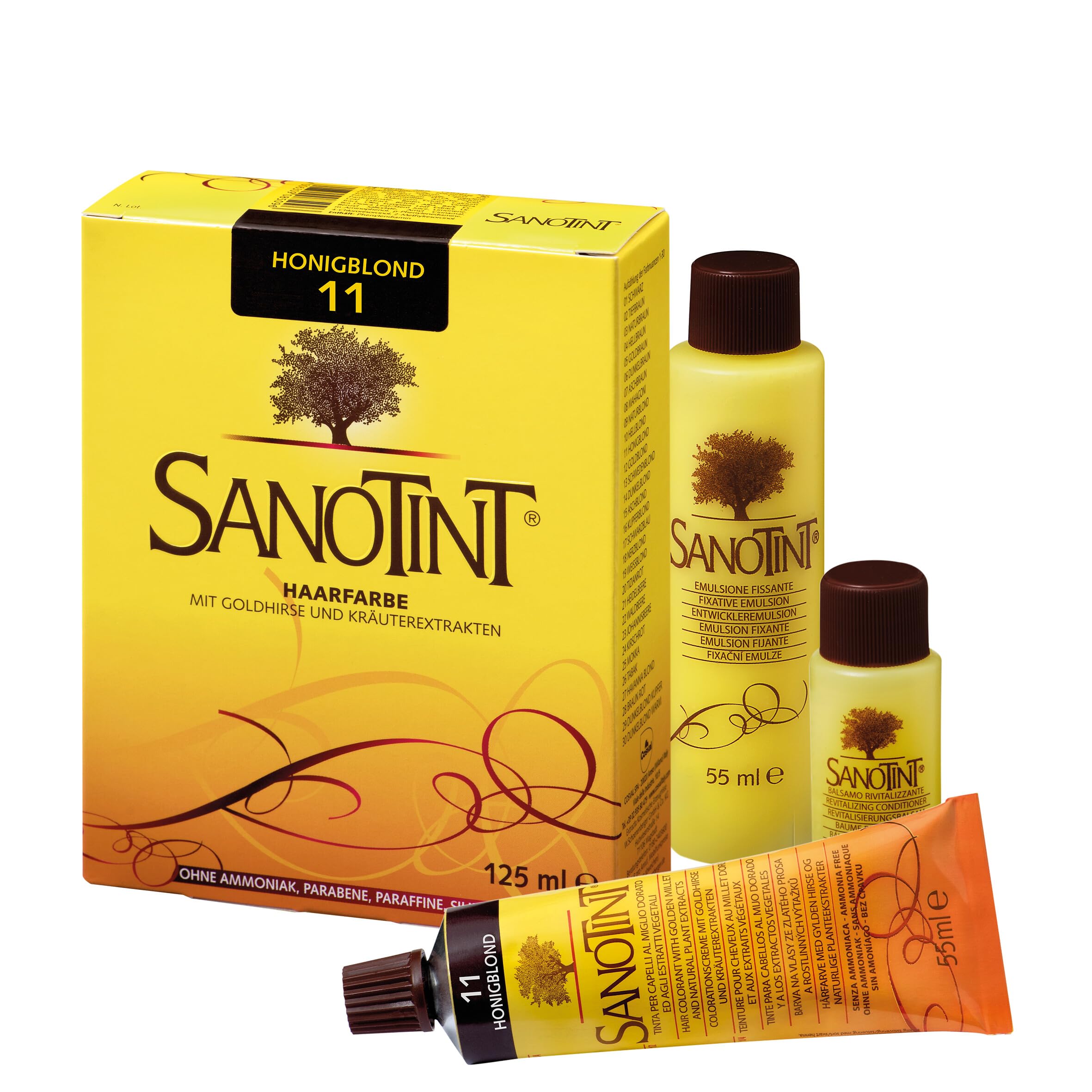 SANOTINT® Hair Colour No. 11 Honey Blonde (125 ml)
